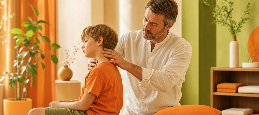 Kinder-Osteopathie (Bild: Freepik AI / Magnific)